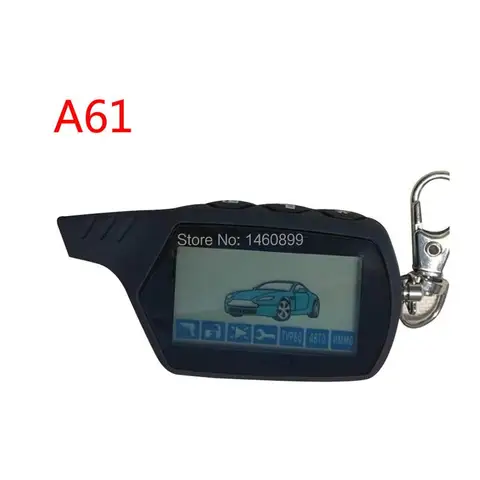 ЖК-пульт дистанционного управления A61, двусторонняя Противоугонная брелок для автомобильной сигнализации StarLine A61