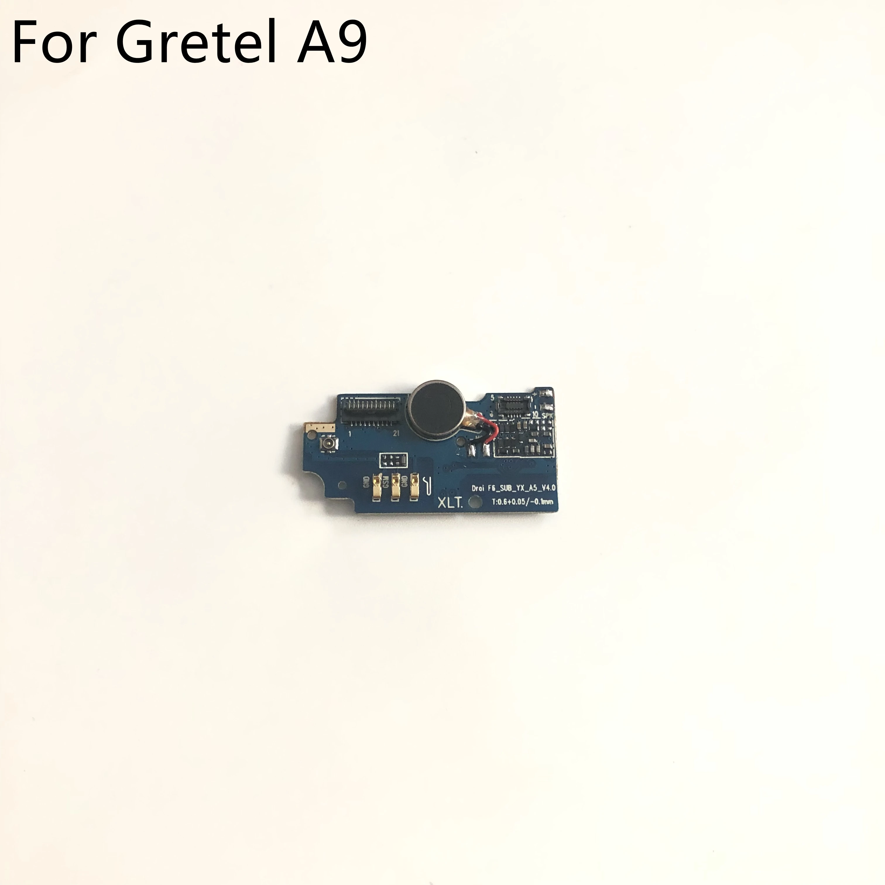 Gretel A9  USB Plug Charge Board + Vibration Motor For Gretel A9 MT6737 Quad Core 5.0" 720 x 1280 Free Shipping