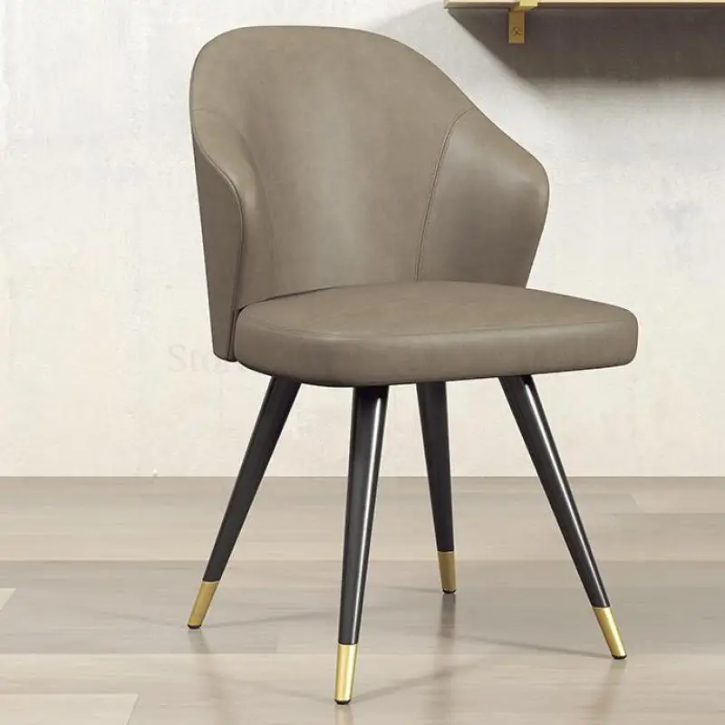 Скандинавский стиль домашнее современное простое настольное кресло с спинкой