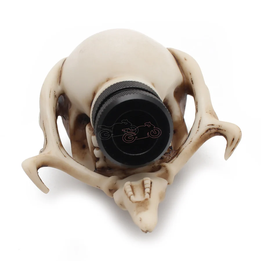 Резиновая ручка переключения передач в стиле черепа ручной рычаг Кнопка Ручного