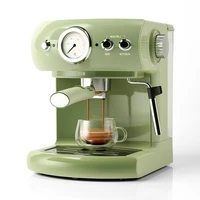 retro small coffee machine household full semi automatic espresso commercial high pressure steam frothed milk