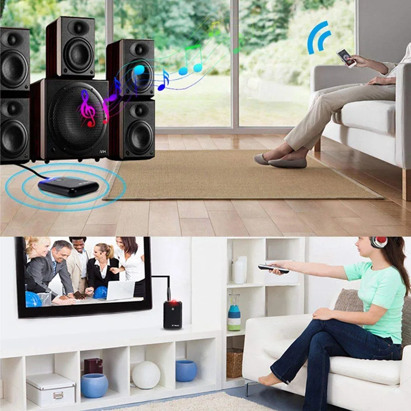 Bluetooth-приемник VIKEFON передатчик 2 в 1 беспроводной Bluetooth Aux аудио-приемник разъем 3 5