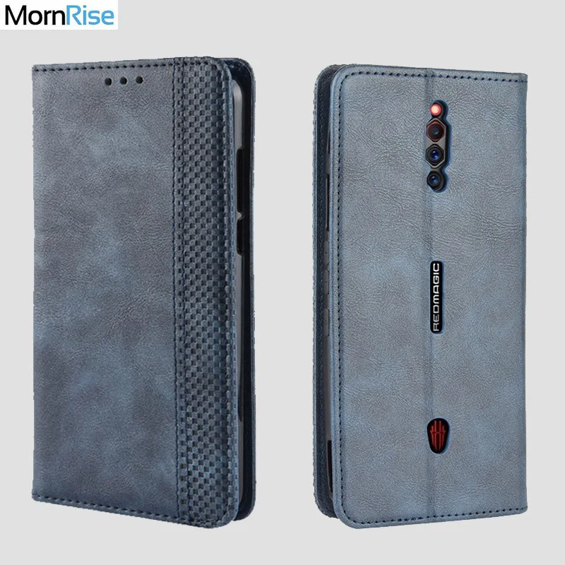 Price أغلفة جلدية فاخرة ريترو المغناطيسي ل ZTE النوبة الأحمر ماجيك 5G 5s حافظة كتاب محفظة بطاقة حامل لينة غطاء الهاتف المحمول أكياس