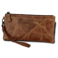 new men wallet clutch genuine leather brand rfid cards wallet women organizer cell phone clutch bag long zipper coin purse