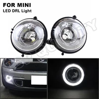 car led daytime running drl light lamp for mini cooper fog light for bmw r55 clubman r57 convertible r56 r58 coupe r59 r60 r61