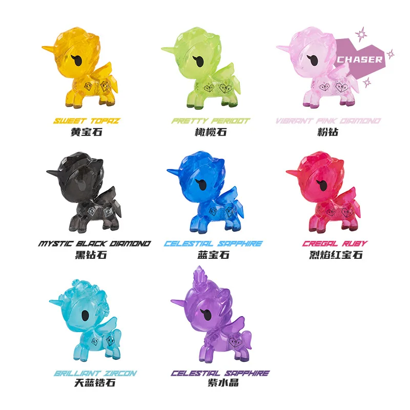 

Blind Box Tokidoki Bag Unicorn Diamond Series Toys PVC Action Figure Kawaii Doll Collection Children Friend Gift
