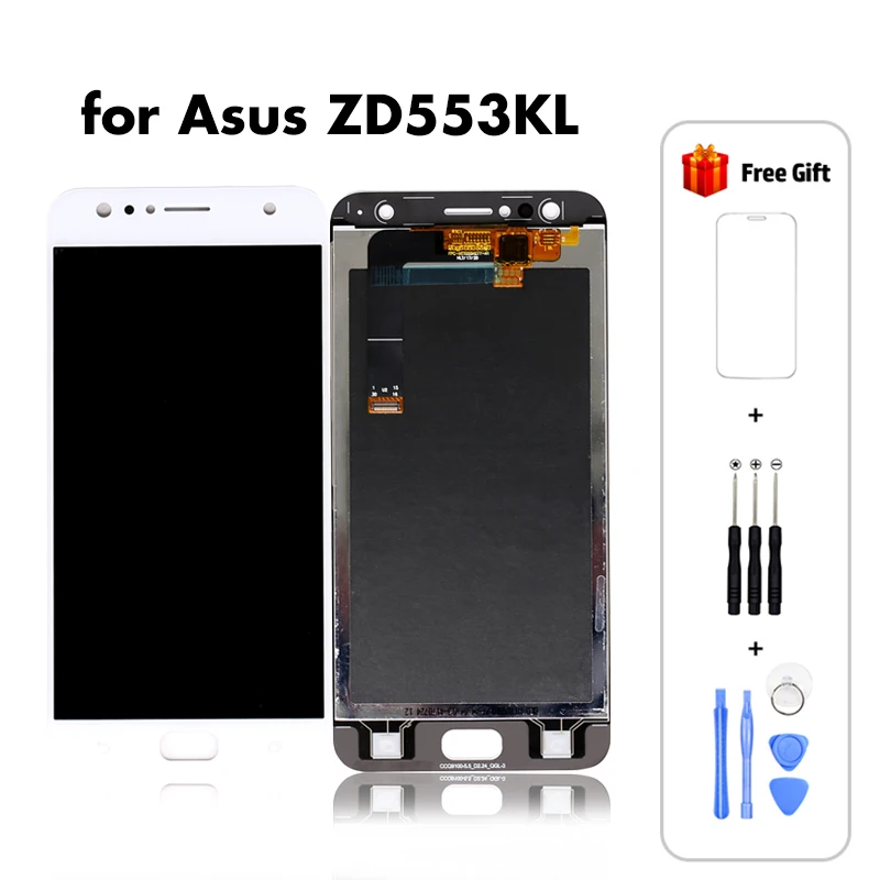 ЖК экран для Asus Zenfone 4 Selfie ZD553KL сенсорный дигитайзер ремонт экрана бесплатная