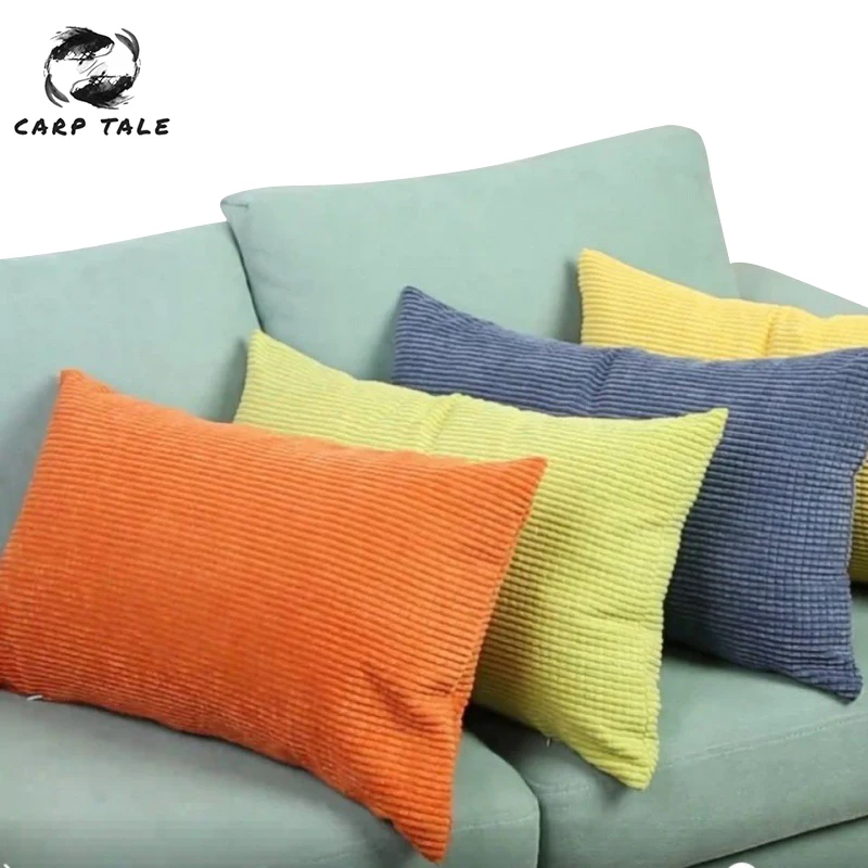 

Sofa Pillow Case 15 Colors Corduroy Fabric Pillowcase 30x50cm/30x60cm/40x60cm/40x70cm/50x70cm/60x80cm Cushion Cover Without Core