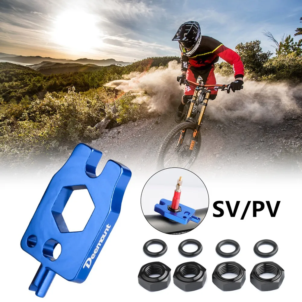 1 комплект велосипедные шайбы MTB вакуумная гайка для крепления клапана