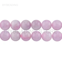 good quality natural kunzite healing stone beads for bracelet earring making genuine undyed aaaaa precious stone beads supply