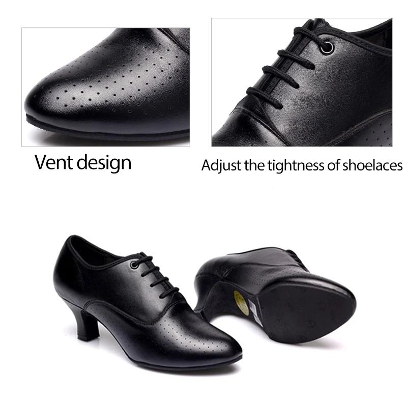DKZSYIM Women Dance Shoes Latin Jazz Adult Ballroom Dancing Shoes Woman Black Teachers Training Modern Tango Dance Sneakers
