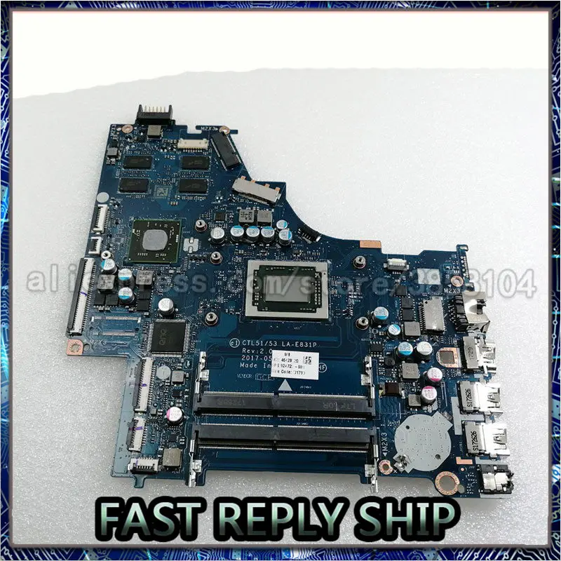 

Материнская плата для ноутбука HP 15-bw, диагональ 924722-601