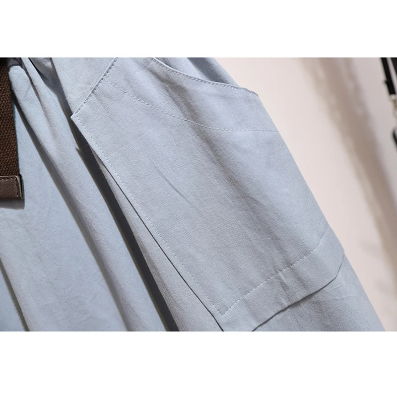 

EORUTCIZ Autumn Vintage Skirt Women High Waist Midi Skirt With Belt Slim Spring Elastic Office Skirts LM867