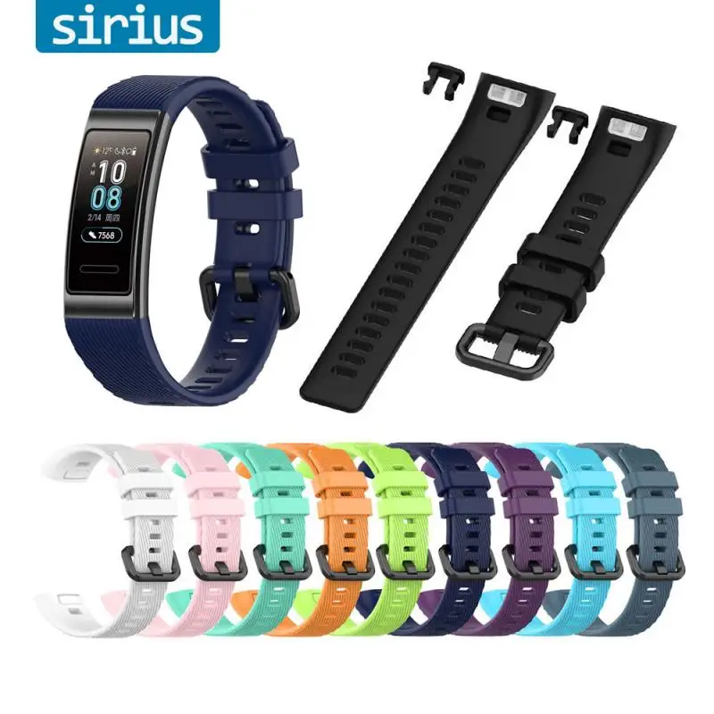 

Ремешок силиконовый для смарт-часов Huawei Band 3/Band 3 Pro/Band 4 Pro
