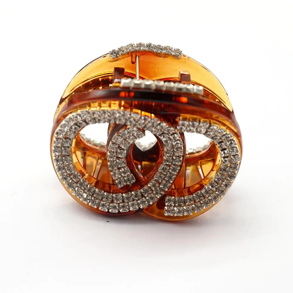 Высококачественные заколки для волос женщин и девочек с буквенным принтом полые