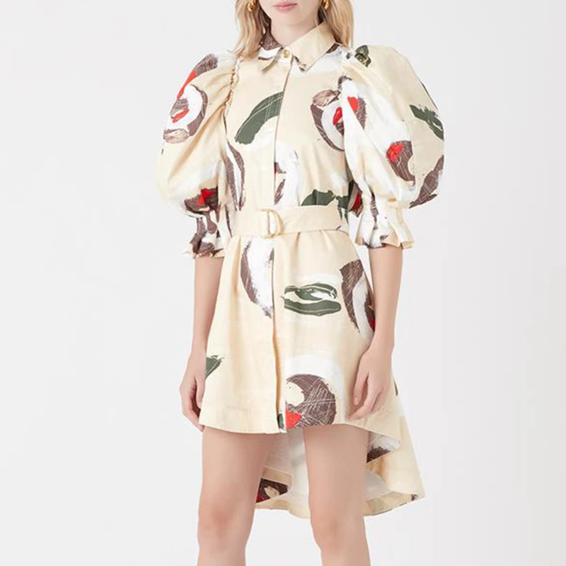 Женское винтажное платье с высокой талией и поясом|Женские платья| |