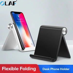 olaf phone holder stand mobile smartphone support tablet stand for iphone desk cell phone holder stand portable mobile holder free global shipping