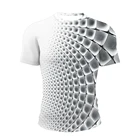 Новинка лета 2021, стандартная футболка, 3D футболка с трехмерным завитком, Мужская 3d-летняя футболка с круглым вырезом, Забавный Повседневный дневник, T-Shir