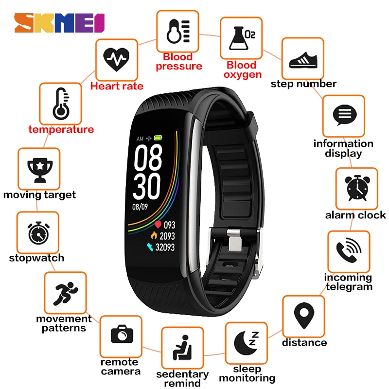 Часы SKMEI Мужские Цифровые водонепроницаемые спортивные с секундомером