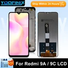 ЖК-дисплей 6,53 дюйма для Xiaomi Redmi 9A, сменный сенсорный экран для Redmi 9C LCD M2006C3LG M2006C3LI M2006C3LC M2004C3L, запчасти