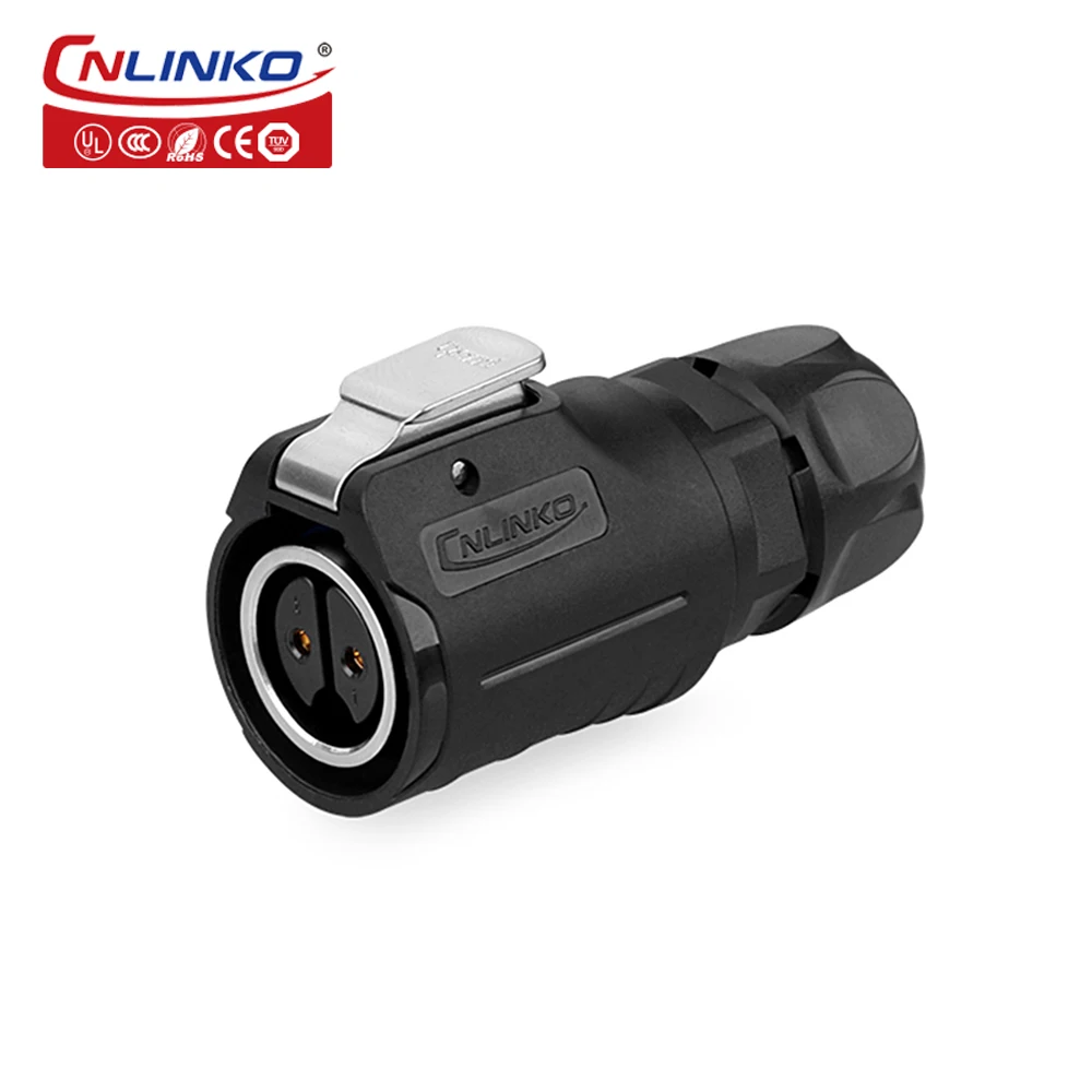 Полуметаллический разъем CNLINKO M16 2 9 открытый кабель панель IP67 Светодиодный