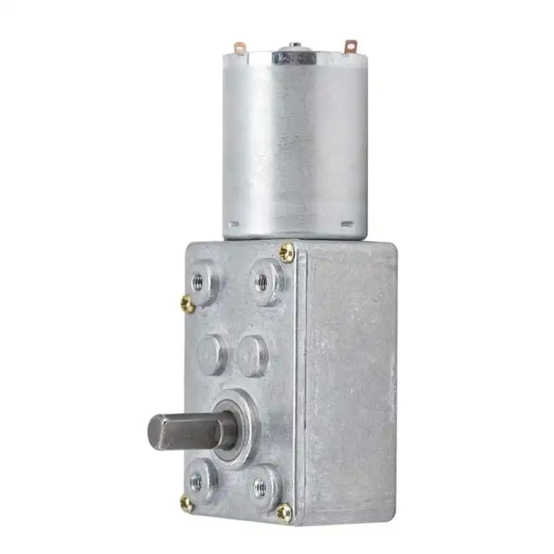 Самоблокирующийся червячный редукторный электродвигатель постоянного тока 24 В