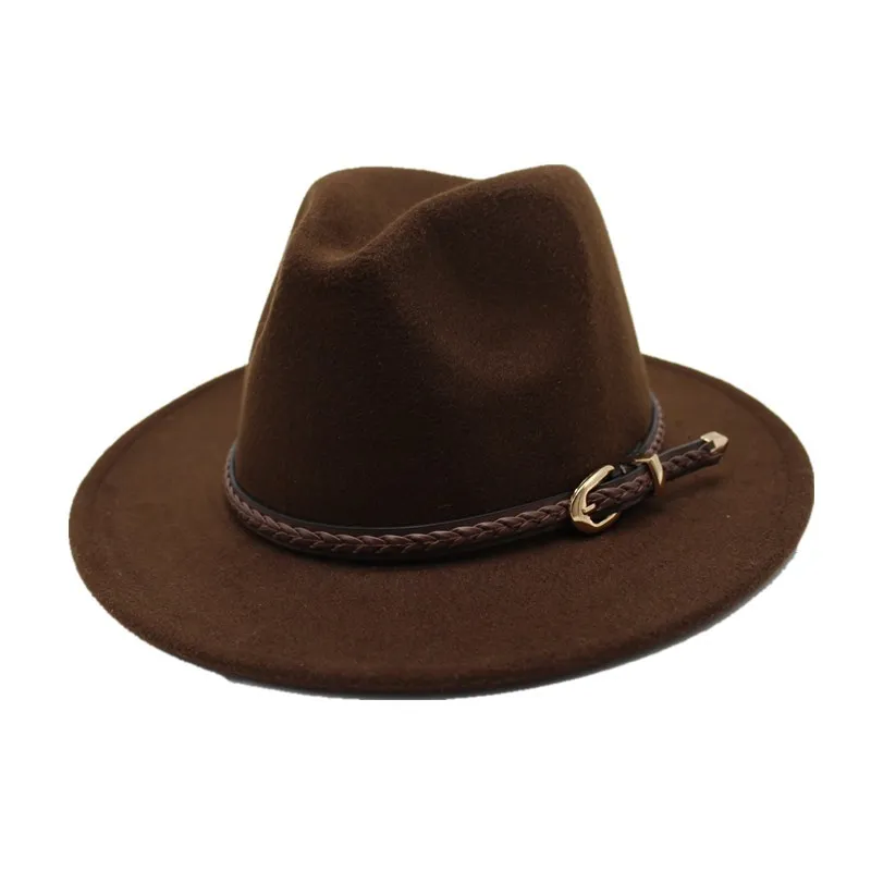 OZyc осенне-зимняя Мужская Шляпа fedora Классическая sombrero пушистый головной платок Шерстяная кепка солнцезащитный козырек для мальчиков Высокое качество шапки bone