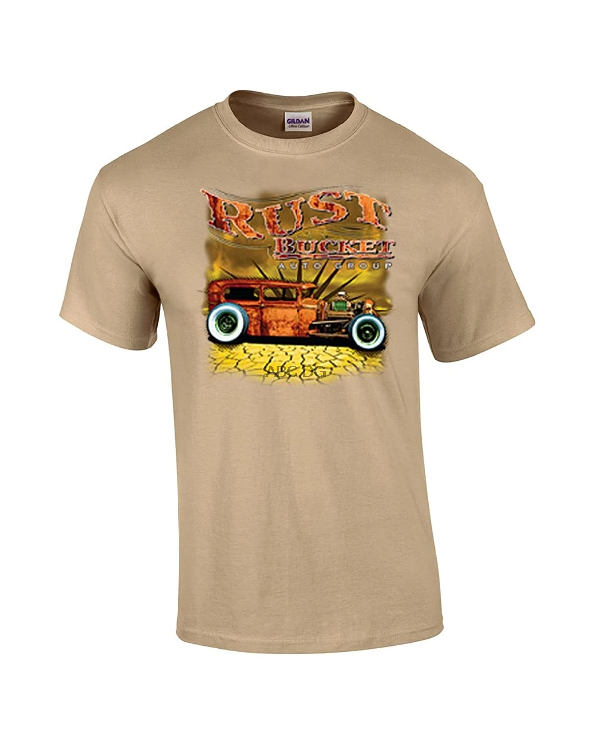 Ржавчины ведро Hot Rod Авто гараж футболка черного цвета | Мужская одежда