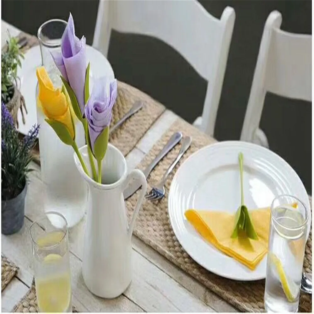 

Napkin Holder Household Gathering Paper Towel Holder Tool Roll Flower Serviette Holder Decoration Table Arrangements