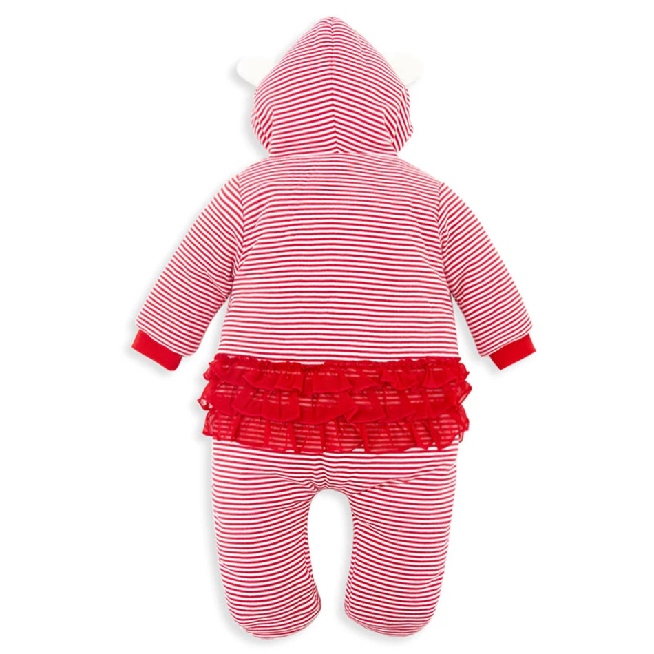 Комбинезон Honeyzone для новорожденных мальчиков зимний хлопковый Плюшевый