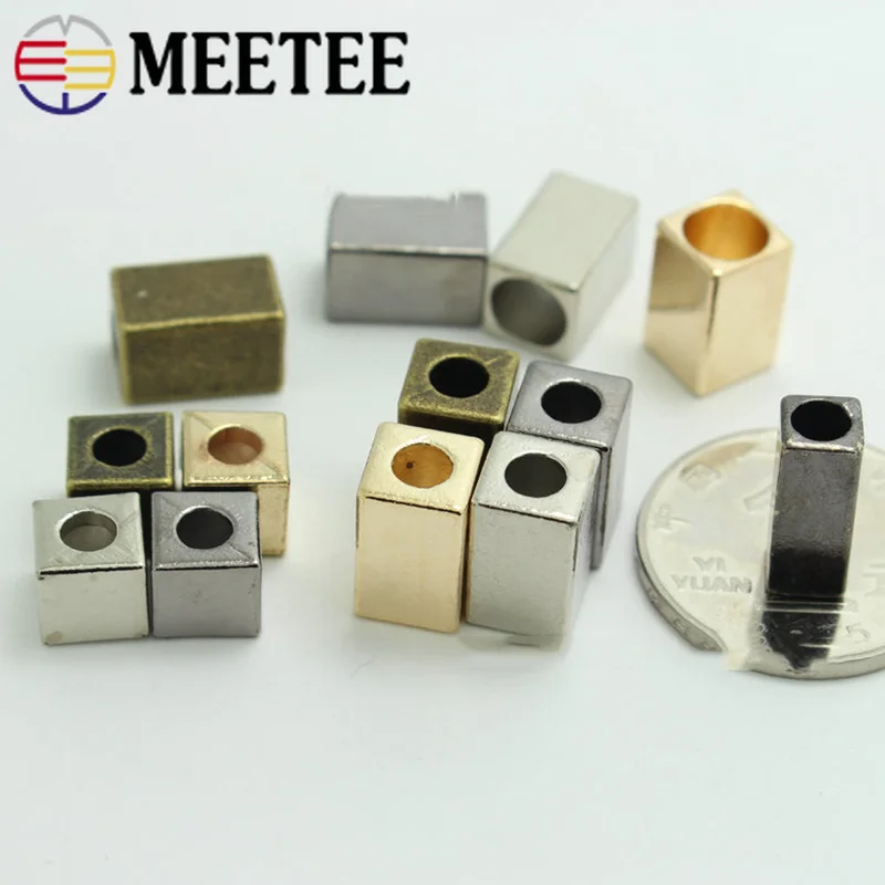 Meetee 30 шт. 8 мм/13 мм металлическая пряжка для строп Регулируемая ручная DIY свитер