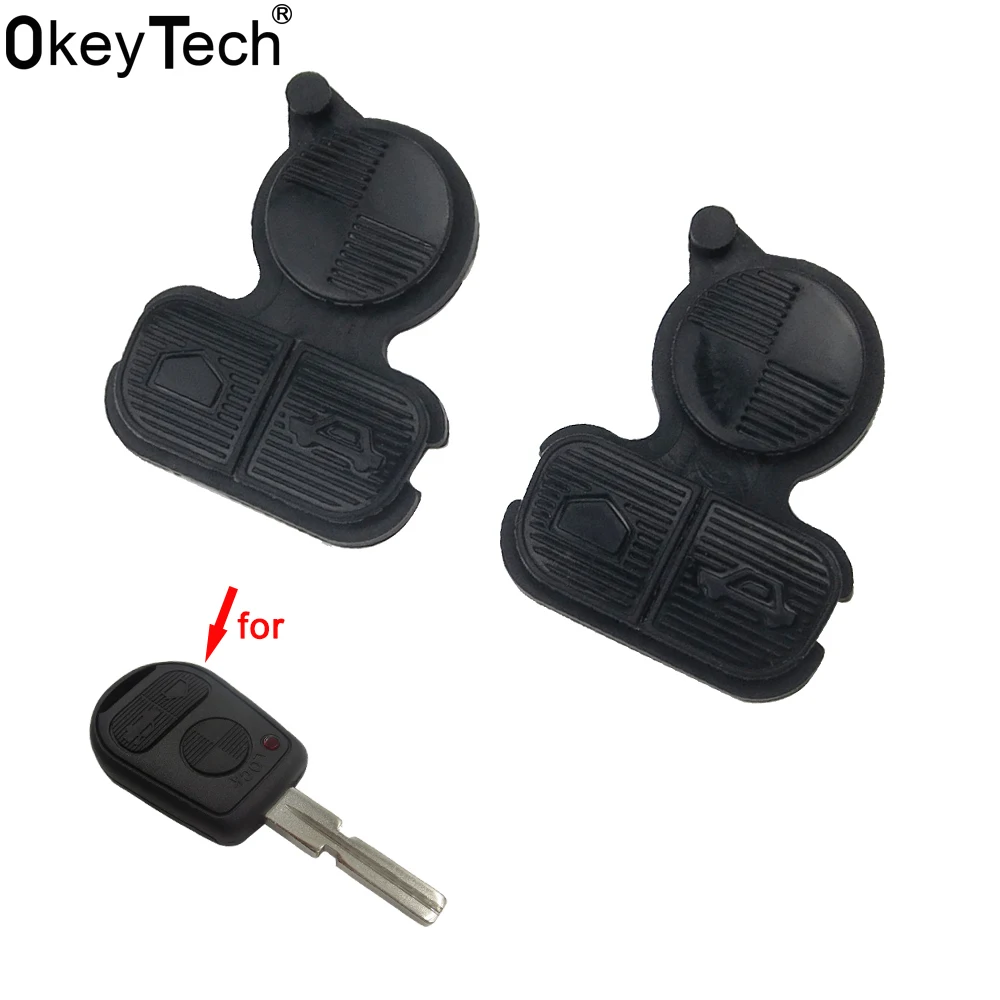 OkeyTech 2 шт./лот 3 кнопочный пульт дистанционного управления брелок Кнопки Ремонт