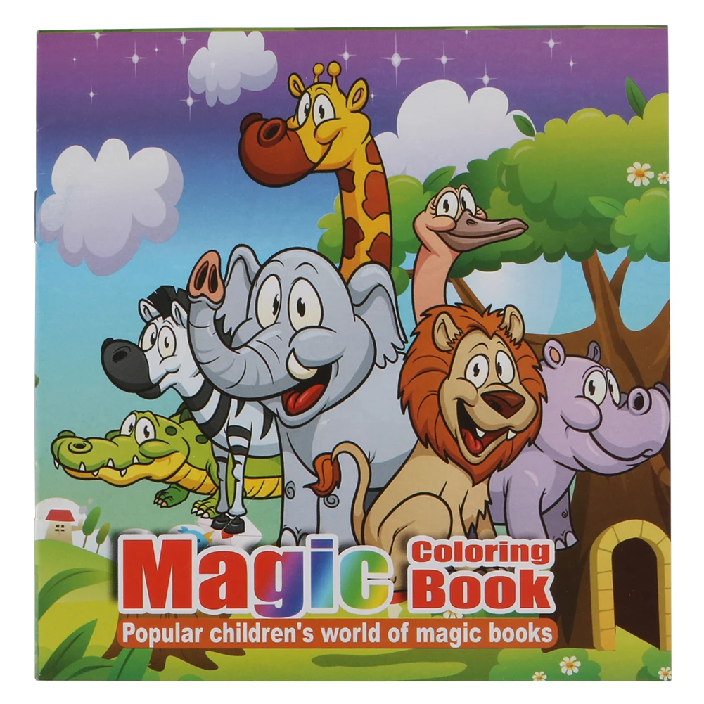 Новые 22 страницы милые животные стиль живопись Рисование убить время будет