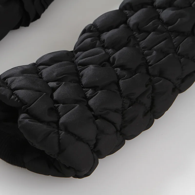 Осенняя и зимняя одежда хлопковая стеганая женская модная Толстая теплая