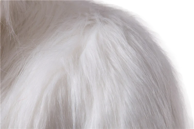 Роскошная зимняя мужская длинная куртка из искусственного меха 2019 теплая