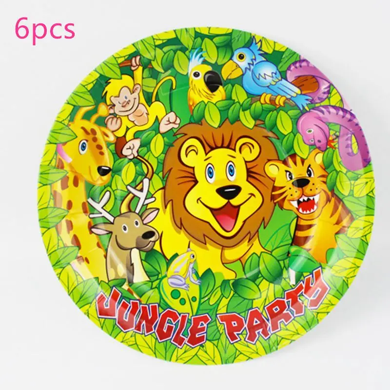24 шт./лот сафари джунгли животные кекс топперы для торта на день рождения