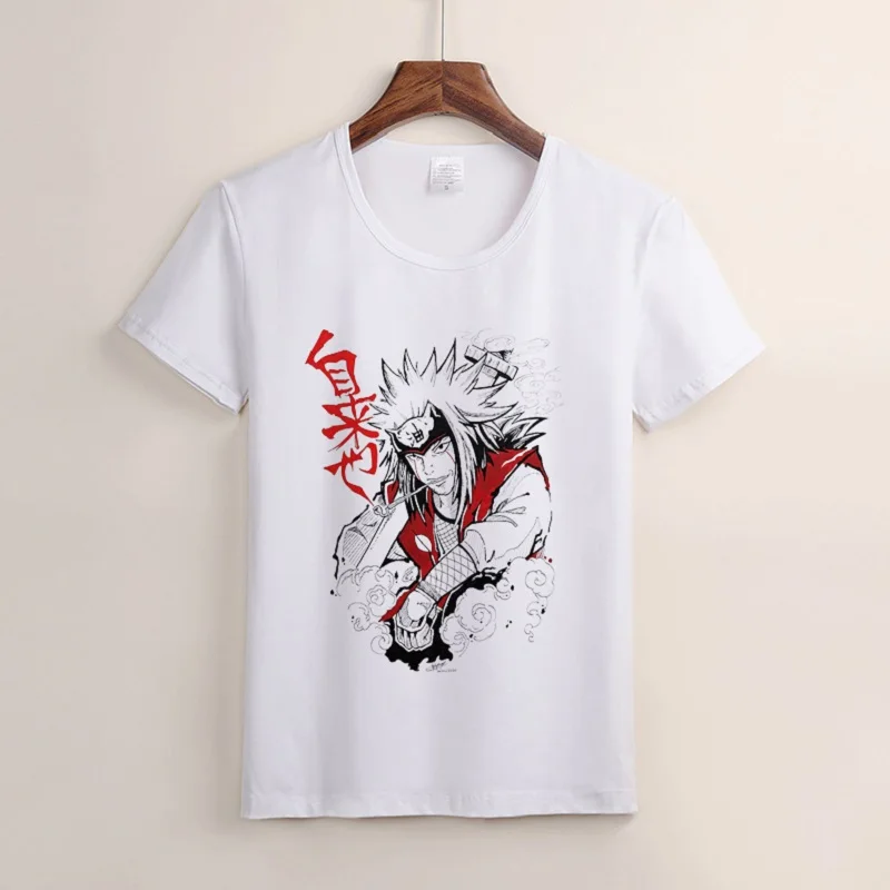 Наруто Детская короткая футболка с героями из японского аниме для мужчин как у