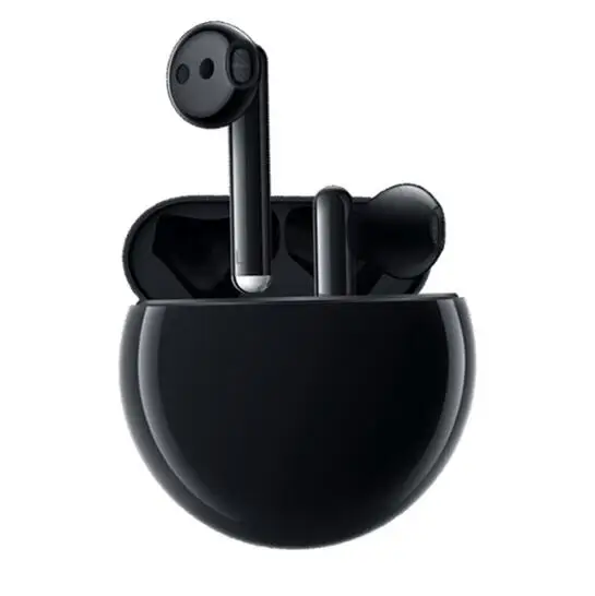 Новые оригинальные беспроводные наушники HUAWEI FreeBuds 3 Bluetooth, kirin A1 Tap, быстрая Беспроводная зарядка, настоящая беспроводная гарнитура - Цвет: Black