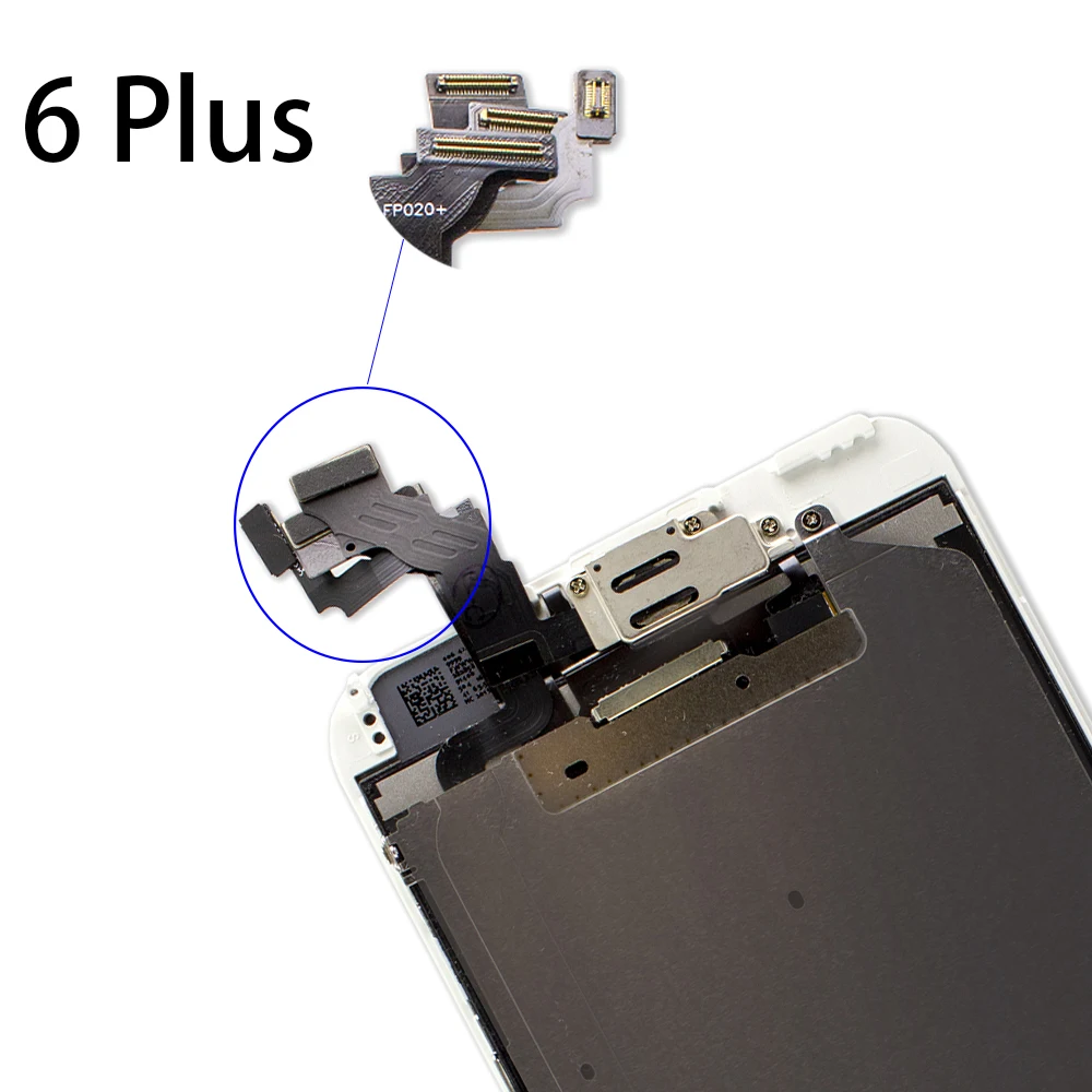 Полная сборка ЖК-дисплей для iPhone 6 6s 6plus 6s Plus 3D Ecran экран замена дисплей с фронтальной камерой+ динамик