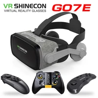 headset version virtual reality 3d glasses game goggles cardboard vr headphone box for 4 7 6 53 inch screen smartphone