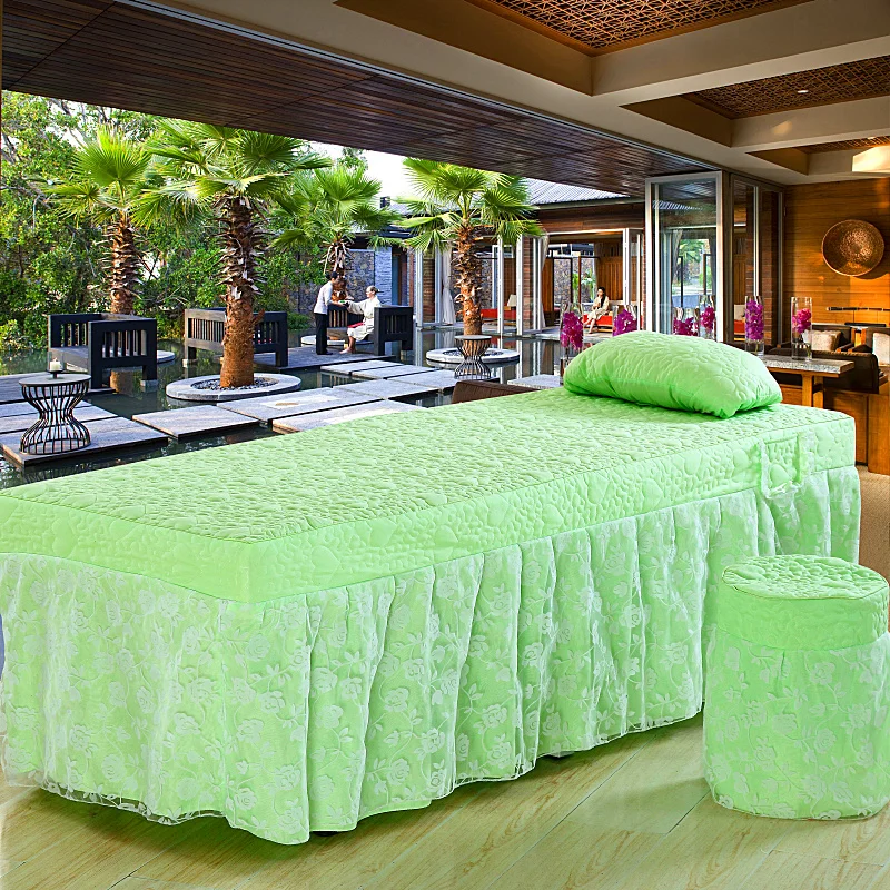 Кружевное покрывало для салона красоты с отверстиями массажа тела простыня