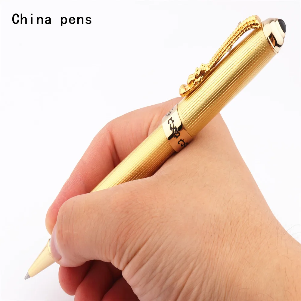 Цветная цветная Шариковая ручка Jinhao модели дракона для бизнеса офиса школы