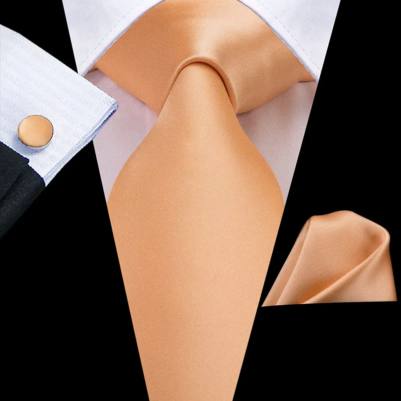 SN-1036 желтый цветочный галстук Hanky запонки набор мужские шелковые золотистые галстуки для мужчин Официальный Мужской Галстук Свадебная вечеринка Жених Corbatas - Цвет: SN-3267