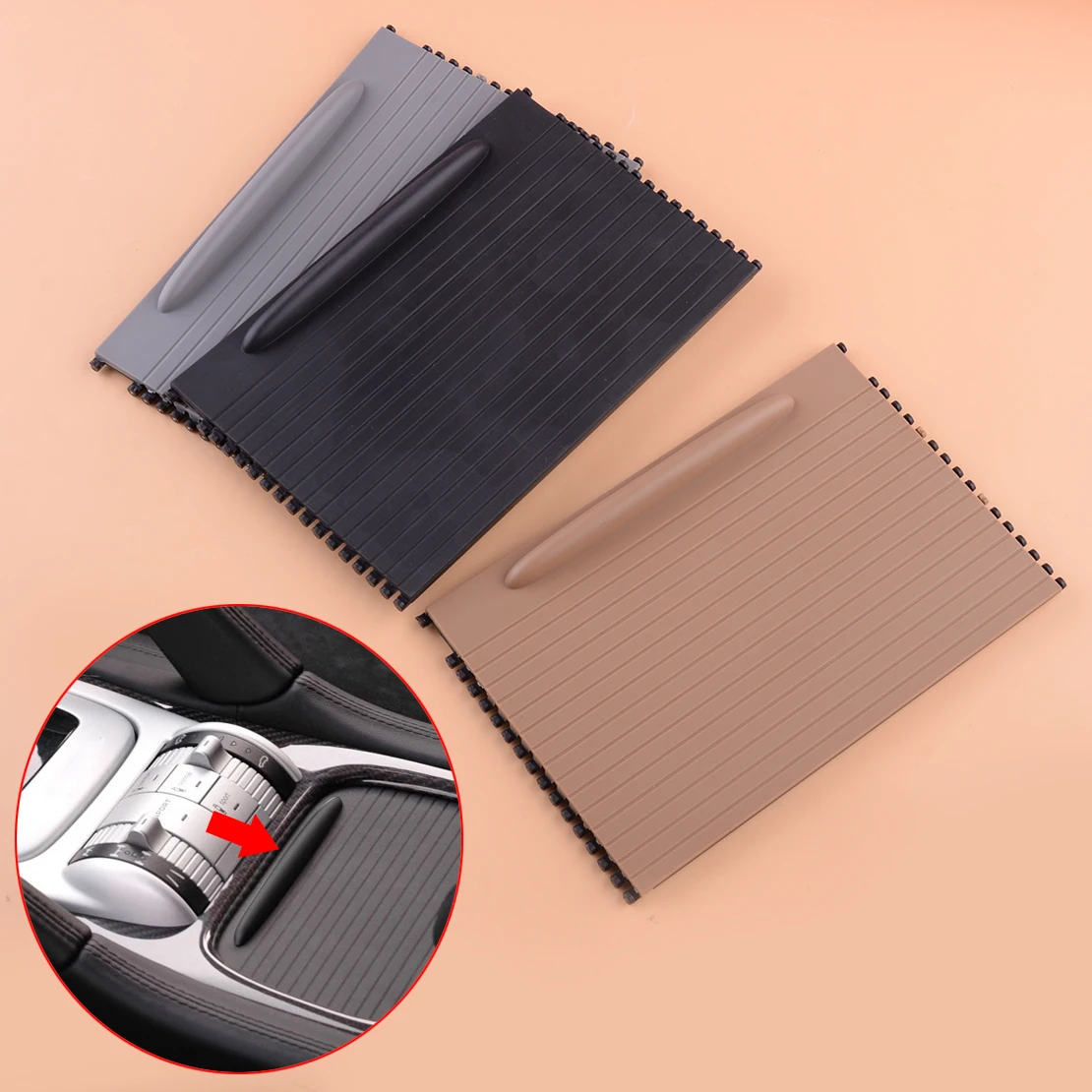 

Car Front Center Console Cup Holder Roller Blind Cover Fit For Porsche Cayenne 2003 2004 2005 2006 2007 2008 2009 2010 7L5862531