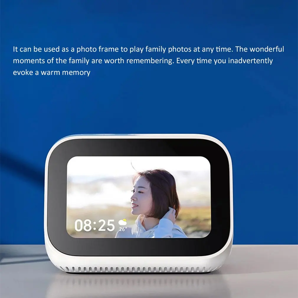 Xiao mi AI сенсорный экран Bluetooth 5,0 динамик цифровой дисплей Будильник WiFi смарт соединение динамик mi спикер