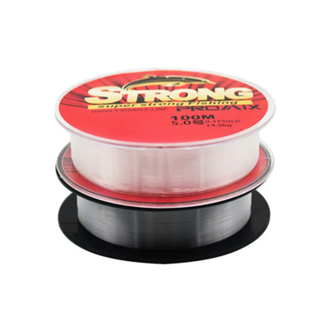 

100M Fishing Line Super Power Fish Lines Wire PE Nylon Line Strong Fish Wire Crystal Thread Monofilament Angling Fishing Tackle