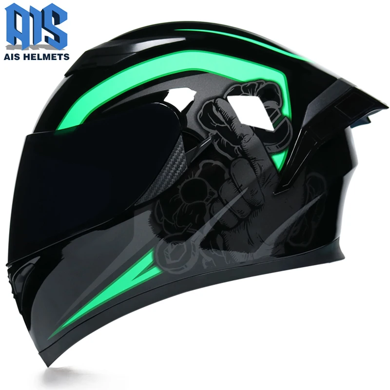 Шлем с полным лицевым покрытием Casco Moto Capacete мотоциклетный шлем гоночный