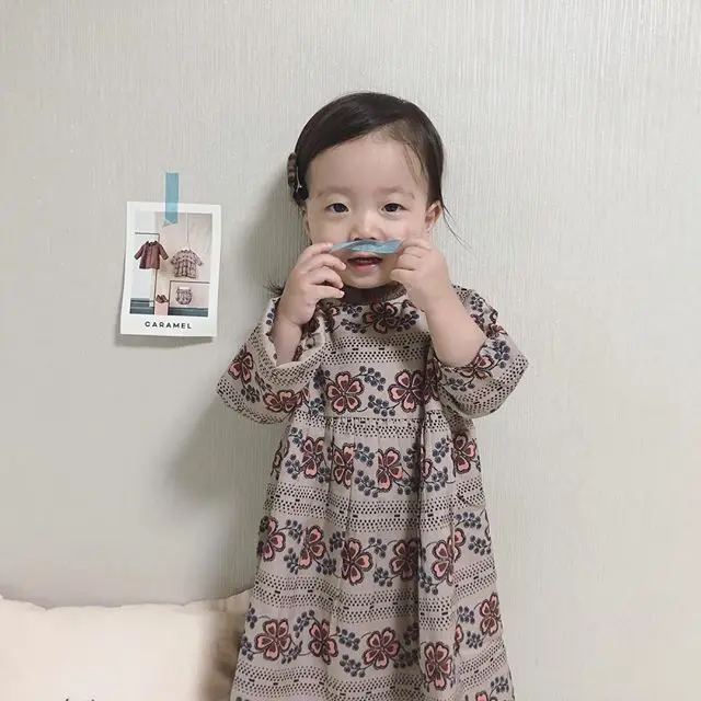 2019 г. TAO/Новые брендовые осенне-зимние детские платья платье принцессы с длинными