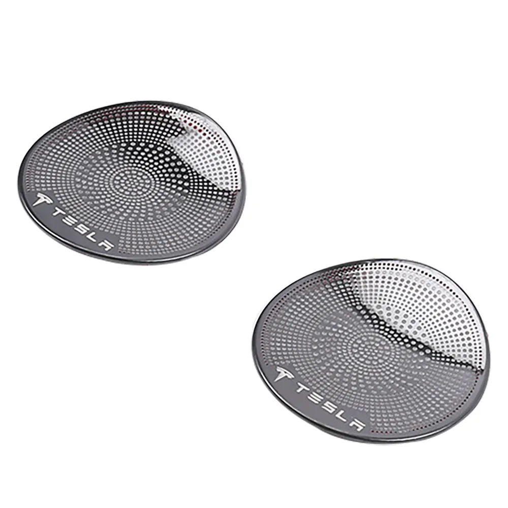 2 шт. внутренняя крышка стереодинамика из нержавеющей стали для Tesla Model 3 2017-2021 |