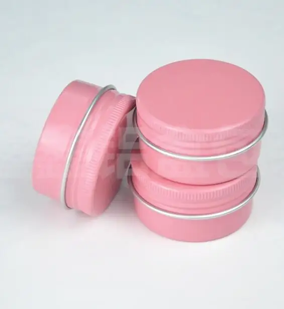pink 100X30 г розовый золотой винт нить алюминиевая мази 30 мл косметика, макияж, губная помада бальзам для губ консилер многоразового использования, металлические оловянные горшки - Цвет: pink